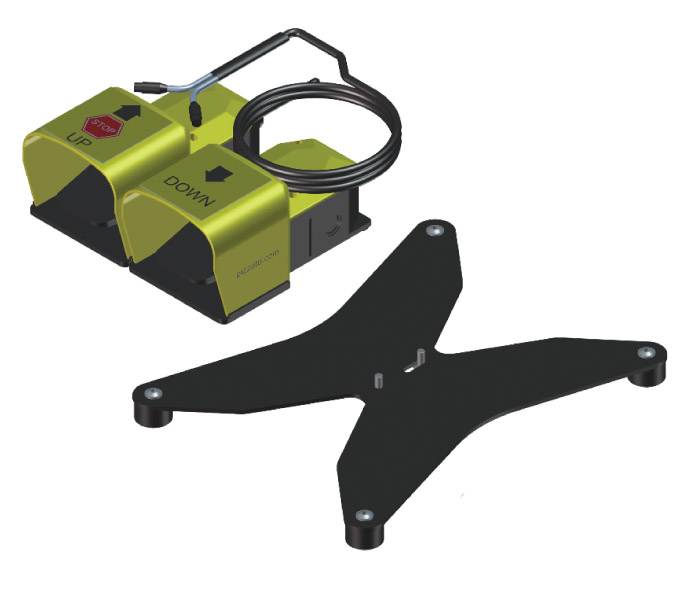 HOLEMAKER STATIONARY WORK SET WITH FOOT PEDALS TO SUIT HYDRAULIC PUNCH